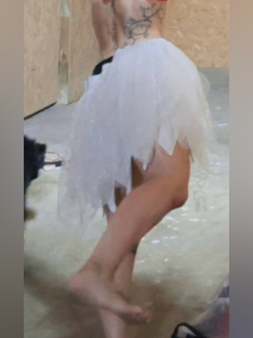 Womens White Tutu skirt  - Gentle Drying Skirt